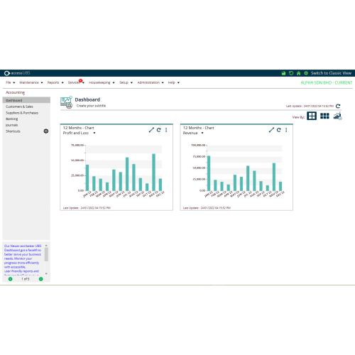 access ubs accounting